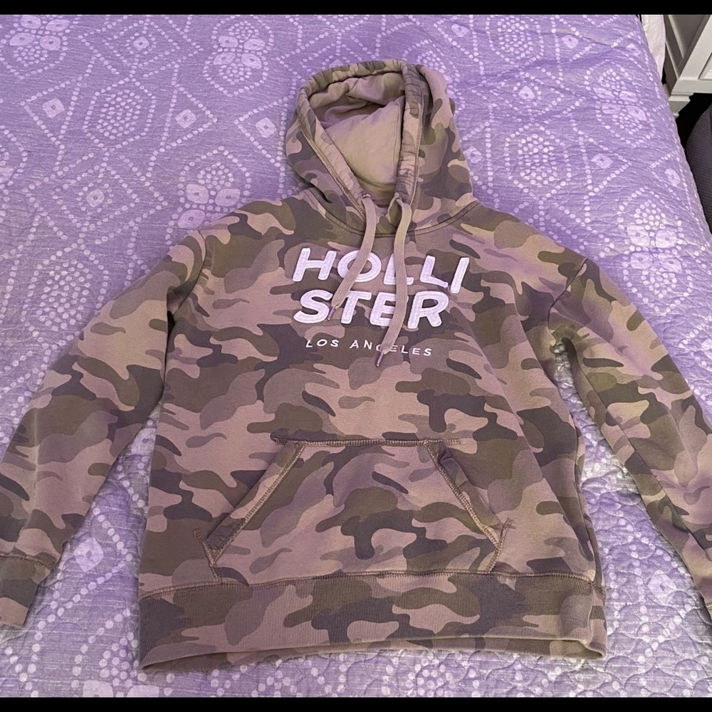 Army Print Hoodie